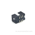Conector del encabezado de la caja de lanzamiento de 2.54 mm SMT H10.32 mm 2*3p